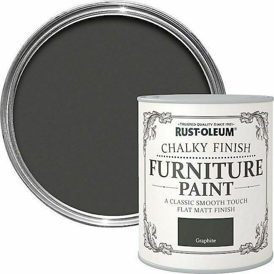 Rust-Oleum Боя За Мебели С Кредов Финал Цвят На Креда Графит Сив 125мл