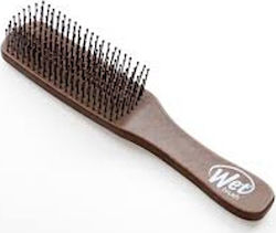 Wet Brush Männer Detangler Haarbürste Braun Leder