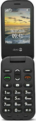 Doro 6040 Single SIM Mobile Phone with Large Buttons (English Menu) Black