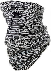 Eco Chic Snood Face Mask Black Music