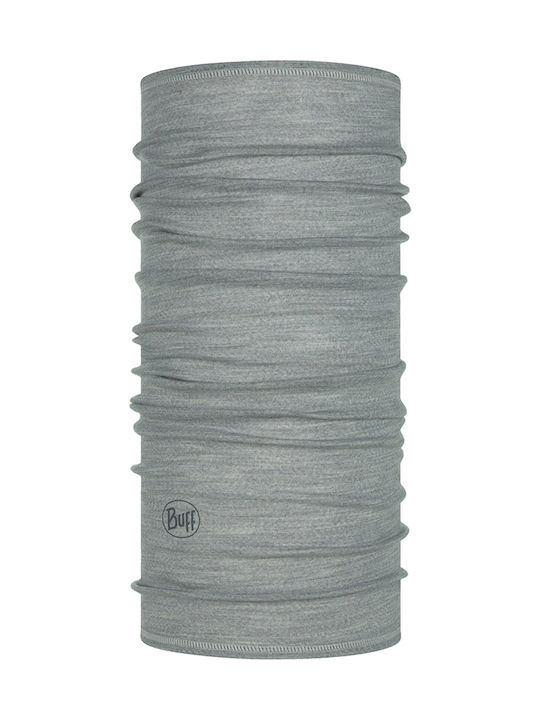 Buff Lightweight Merino Wool Tubular Solidlight Grey