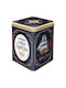 Nostalgic Art Traditional English Teas Home Κουτί για Τσάι με Καπάκι & Βάση Μεταλλικό Μπλε 7.5x9.5x7.5cm