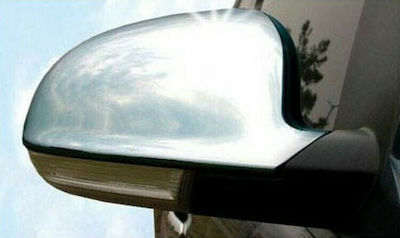 Omtec Exterior Mirror Covers Καπάκια Καθρεπτών Χρωμίου Μεταλλικά 2τμχ VW Golf 5/Golf 5 Plus/Passat/Eos/Jetta/Sharan 2003-2009 /OM