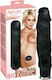 Nature Skin Realistic Vibrator 18cm ﻿560278 Black