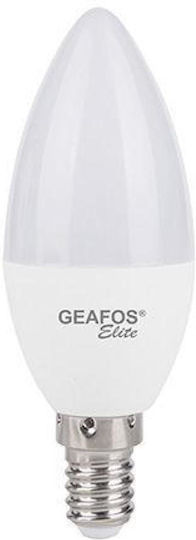 Evivak Λάμπα LED 6W για Ντουί E14 και Σχήμα C37 Ψυχρό Λευκό 450lm