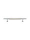 Viometale 05.49 Mâner Mobilier din Metal Matt Nickel Φ96mm (Distanța între Centre 96mm) 1buc