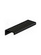 Viometale 05.78 Mâner Mobilier Mânere de mobilier din Metal Negru Mat 38mm (Distanța între Centre 192mm) 1buc