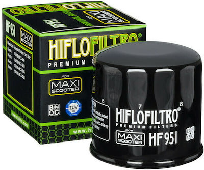 Hiflofiltro Filtru de ulei pentru motocicletă pentru Honda FJS 600 Silverwing 01'-10'/Forza 250X 08'-11'/SH 300ie 07'-16' pentru Honda SH 300 - Magazin online