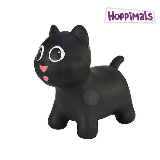 Hoppimals Χοπ Χοπ Γατάκι για 1+ Ετών Μαύρο 50εκ.