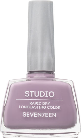 Seventeen Studio Rapid Dry Lasting Color Glossy Βερνίκι Νυχιών Quick Dry Λιλά 133 12ml