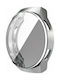 Electroplated Silicone Case with Glass in Silver color for Huawei Watch GT 2 Pro
