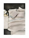 Guy Laroche Softy Modern Velvet Bedroom Rugs Set Ivory 1176086220009 2pcs