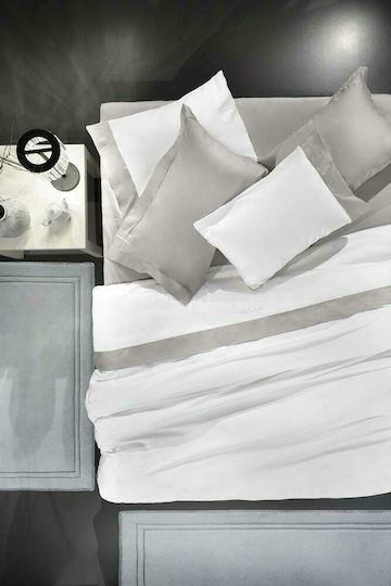 Guy Laroche Softy Σετ Χαλιά Κρεβατοκάμαρας Βελουτέ Silver 1176086220008 2τμχ