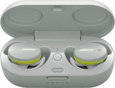 Bose Sport Earbuds Bluetooth Handsfree Căști cu rezistență la transpirație și husă de încărcare Glacier White
