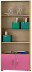 Kids Wooden Bookcase No 12 Beige 75x30x180cm