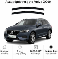 Heko Set Deflectoare Vânt Partea Din Față Dark Fime Pentru Volvo XC 60 2 Bucăți 31235