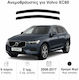 Heko Set of Windbreakers Front Car Dark Fime for Volvo XC 60 2pcs