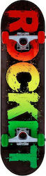 Rocket Skateboards Fade Rasta 8" 8" Σανίδα Shortboard Πολύχρωμη