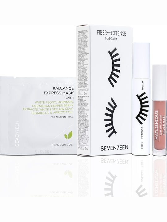 Seventeen Fiber Комплект за грим за лице, очи и...