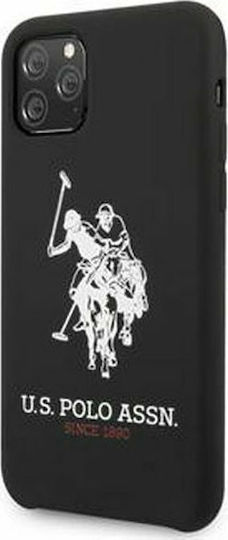 U.S. Polo Assn. Big Horse Back Cover Σιλικόνης Μαύρο (iPhone 11 Pro Max)