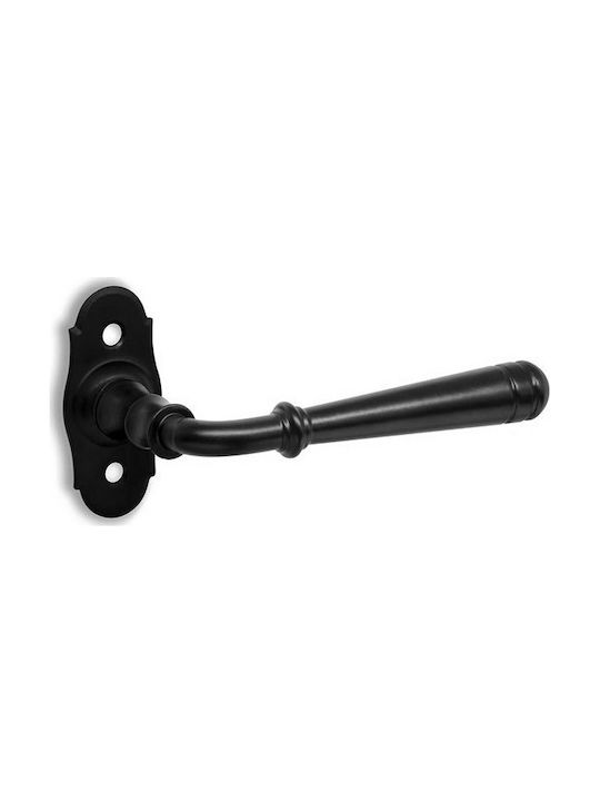 Conset Lever Middle Door with Rosette C955 C955C955S19 Pair Black