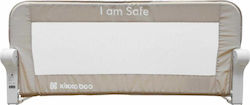 Kikka Boo I Am Safe Pliabil Pat Rails din Țesătură în Culoare Bej 150x35x42εκ. 1buc