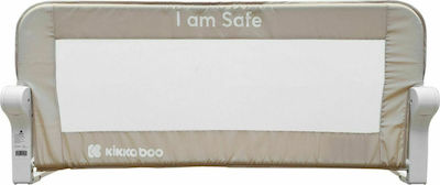 Kikka Boo I Am Safe Klappbar Bettschienen aus Stoff in Beige Farbe 102x35cm 1Stück