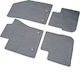 Cik Set of Front and Rear Mats 4pcs for Peugeot 3008 Opel Grandland X 2016+ Black