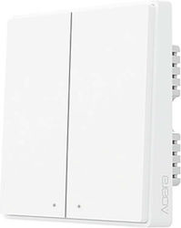Aqara Aqara Recessed Electrical Lighting Wall Switch with Frame Basic White QBKG24LM