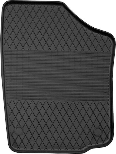 AMiO Front Car Mat for Skoda Rapid 2012 Black