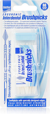 InterMed Ergonomic Interdental Toothpicks White 60pcs