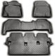 Novline Satz Vorder- und Hintermatten Wannenartig 4Stück aus TPE für Lexus LX 2007+ Gray