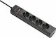 APC 4-Outlet Power Strip 1.5m Black