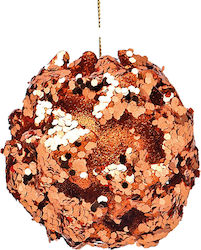 Set of 6 Copper Ball Ornaments Set of 6 Copper Ball Ornaments