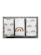 Mama Designs Rainbow Σελτεδάκια από Μουσελίνα Λευκό 60x60εκ. 3τμχ