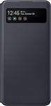 Samsung S View Buchen Sie Synthetisches Leder Schwarz (Galaxy A42) EF-EA426PBEGEE