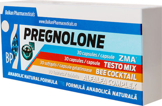 Balkan Pharmaceuticals Pregnolone Supplement for Testosterone Boost 120 caps