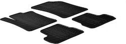 Gledring Set Front and Back 4pcs for Citroen C3 2010+ Black