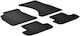 Gledring Set of Front and Rear Mats 4pcs for Audi A5 2007-2016 Black