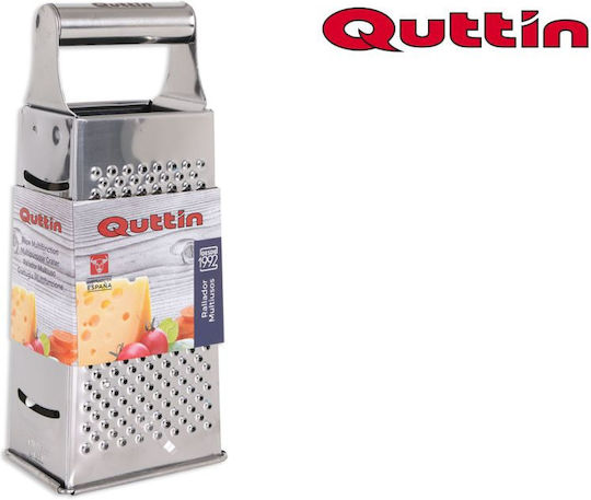 Quttin Τρίφτης Τυριού Ασημί 22x7x22cm Quttin Τρίφτης Τυριού Ασημί 22x7x22cm