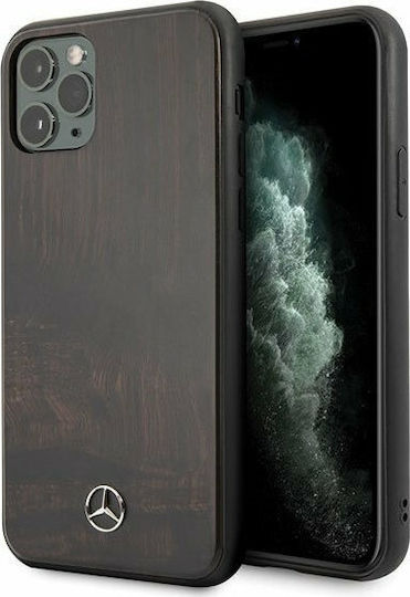 Mercedes-Benz Wood Line Back Cover Wooden Rosewood (iPhone 11 Pro Max)