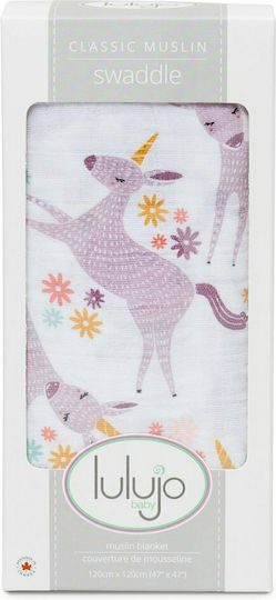 Lulujo Swaddle Blanket 120x120cm