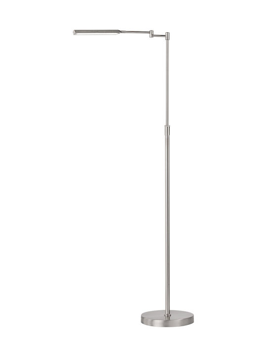 Fischer Honsel Nami LED Floor Lamp H130xW23cm. with Adjustable White Light Silver