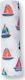 Lulujo Sailboats Πάνα Αγκαλιάς από Μουσελίνα Πολύχρωμο 120x120εκ.