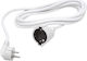 Evivak Extension Cable Cord 3 x 1.5mm²/10m White