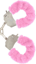 ToyJoy Furry Fun Cuffs Handcuffs in Pink Color