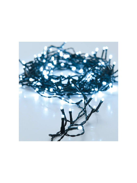 24 Lights LED 1.7m. Cold White Battery in Strin...