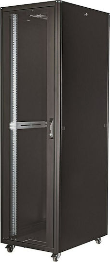 Elegant Cu picioare Cabină Rack 26U 60x100x127.3cm Negru ELGT26U6010BL111