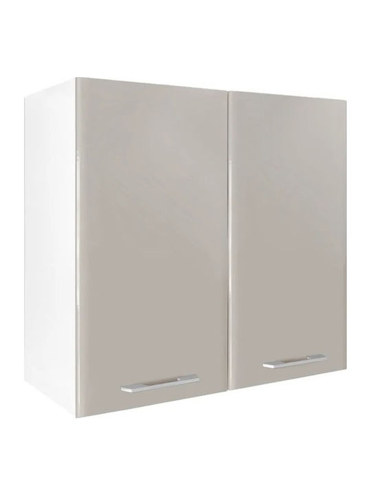 V80 Wall Cabinet Cashmere L80xW31xH72cm