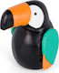 Baby to Love Animal Rattle Colette Jean The Little Toucan made of Fabric for 0++ Months